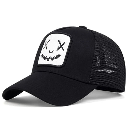 Unisex Personality Embroidery Baseball Net Caps