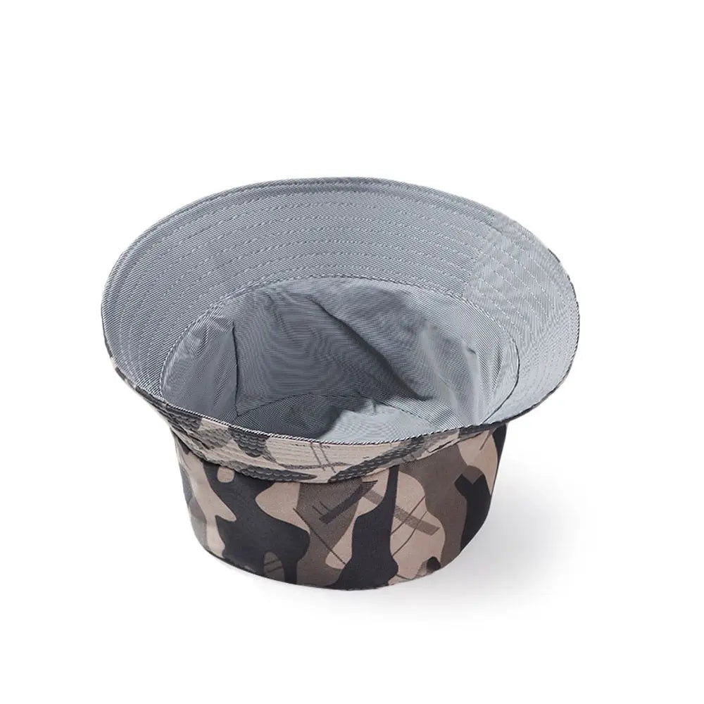 Camouflage Foldable Wide Brim Bucket Hat