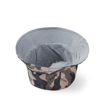 Camouflage Foldable Wide Brim Bucket Hat