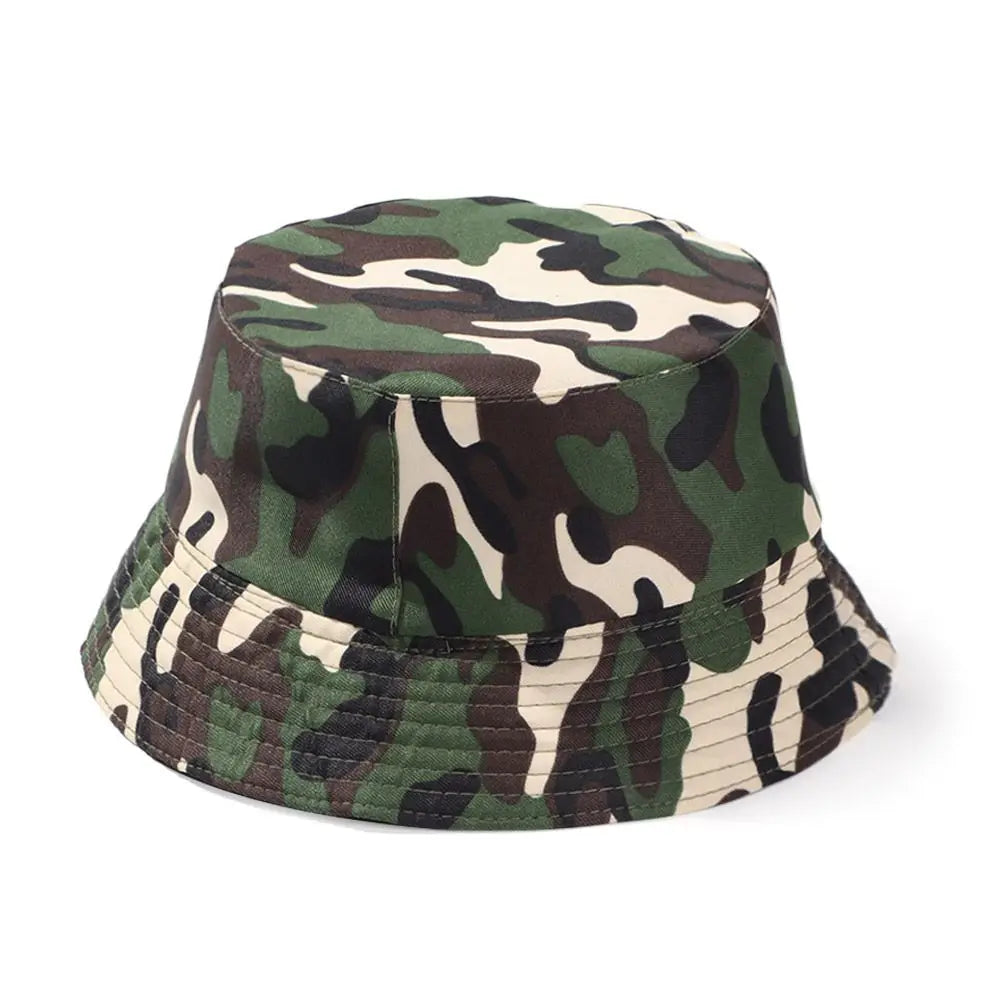 Camouflage Foldable Wide Brim Bucket Hat