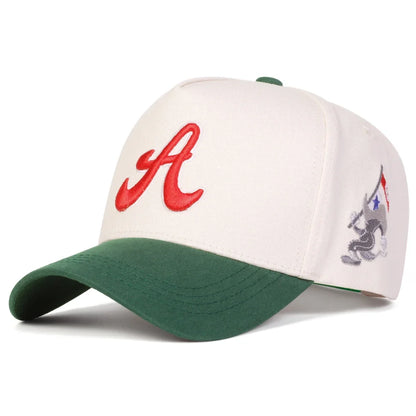 Unisex A Letter Embroidery Casual Trucker Baseball Cap