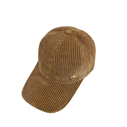 Women's Corduroy Snapback Baseball Cap