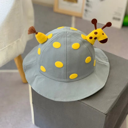 Baby Cartoon Polka Dot Fisherman Hat