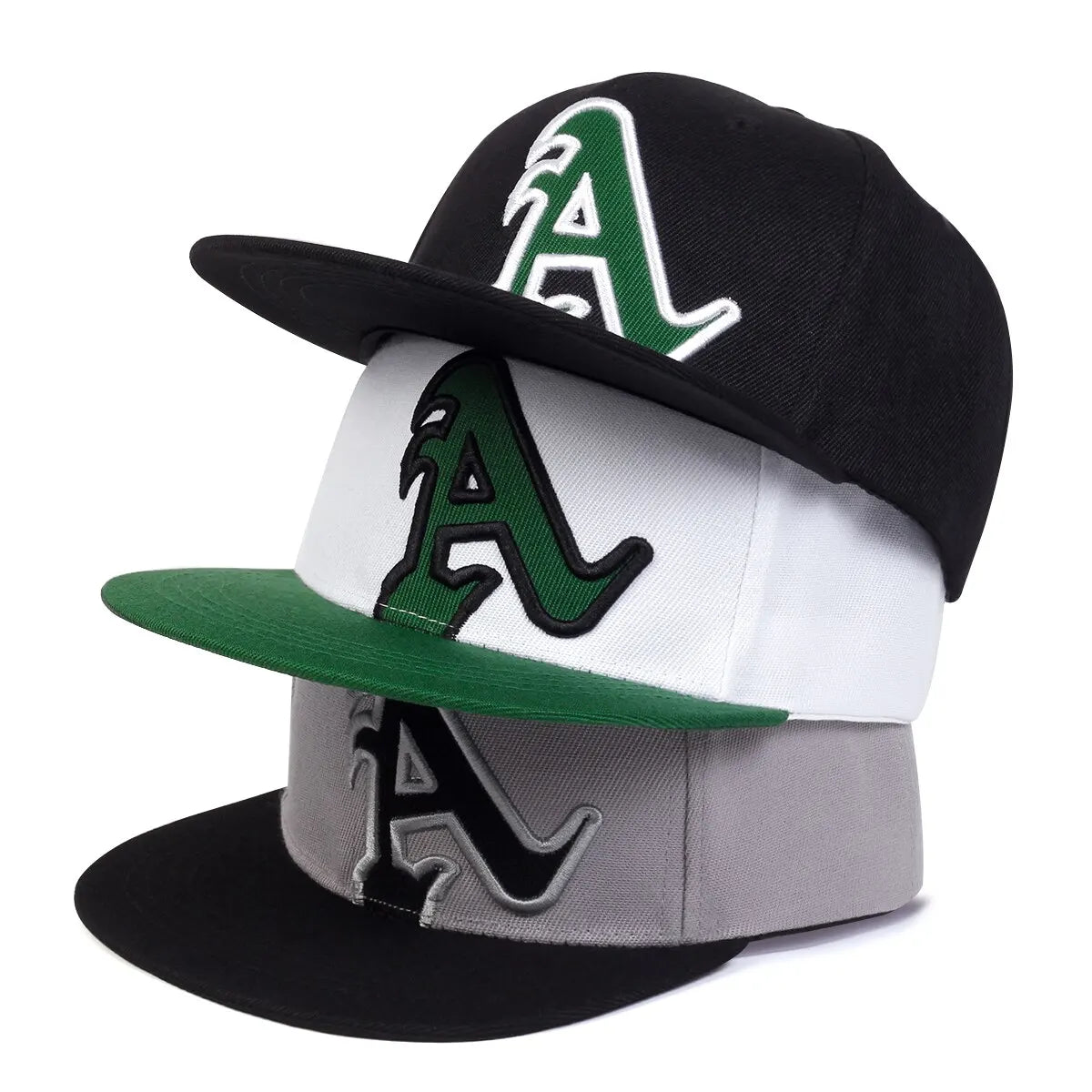 Unisex Large Sticker Letter A Hip-hop Hats