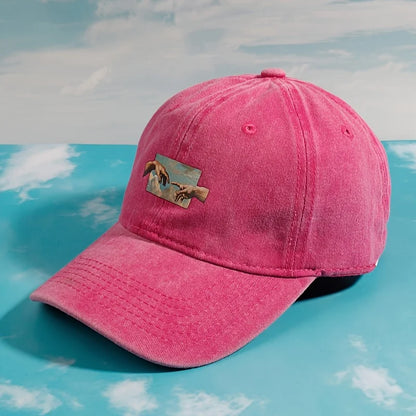 Unisex Vintage Printed Baseball Cap