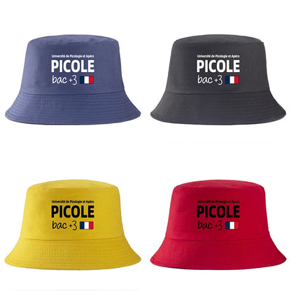 French Humor Picole Bac+3 Reversible Bucket Hat
