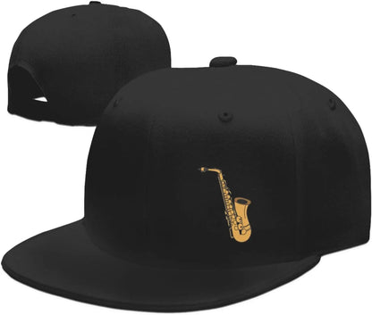 Jazz Saxophone Music Graphic Hip Hop Snapback Cap