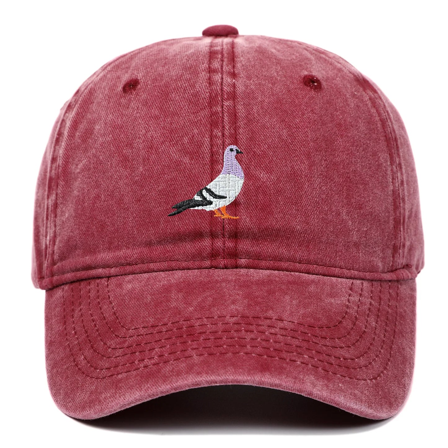 All-Season Pigeon Embroidered Baseball Cap