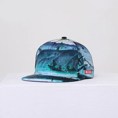 Unisex Graffiti Print Hip-Hop Cap