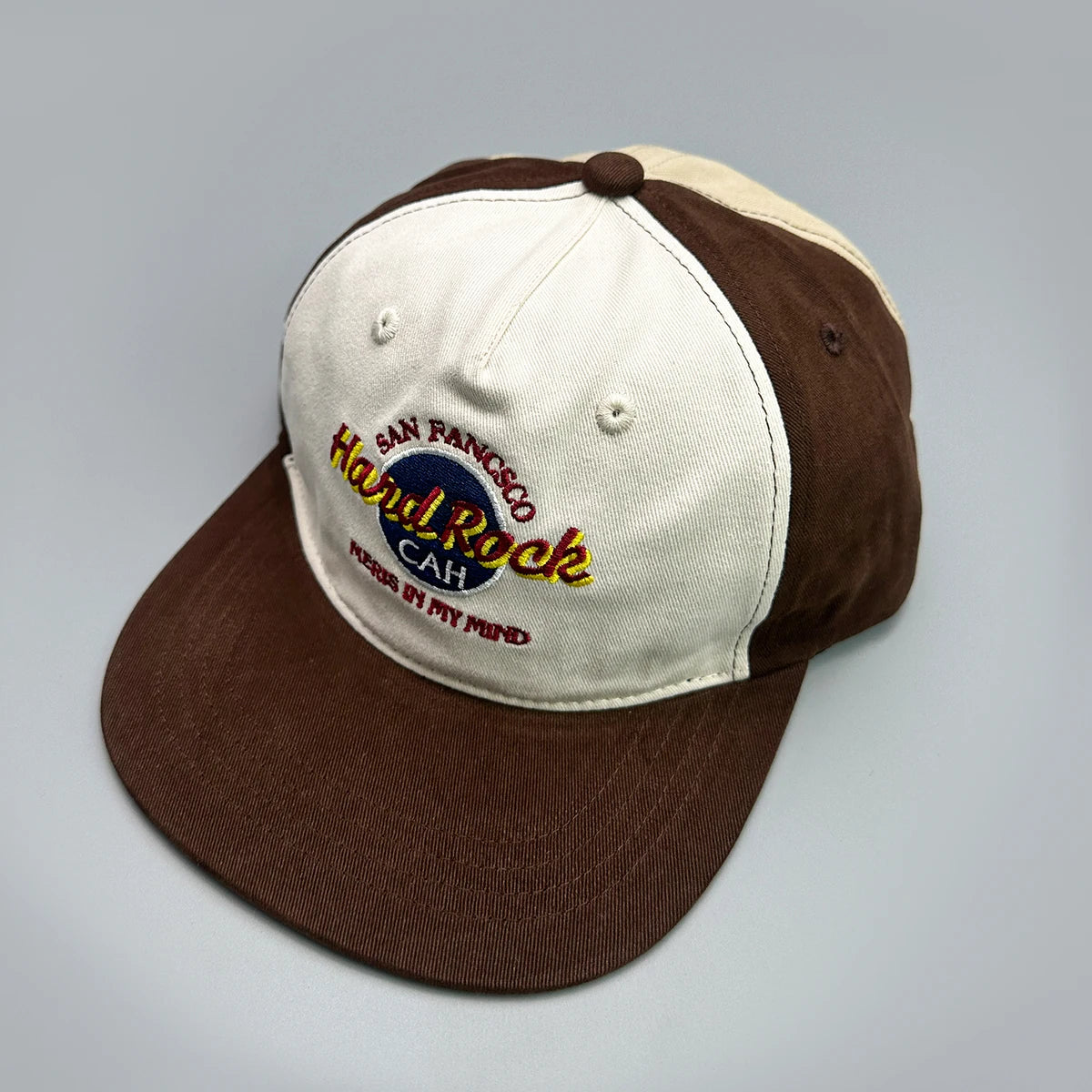 Street Color Block Letter Snapback Cap