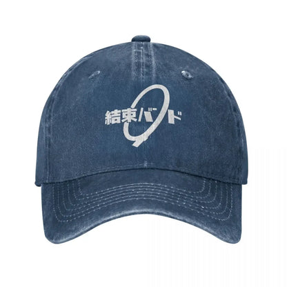 Bocchi The Rock Distressed Denim Baseball Cap