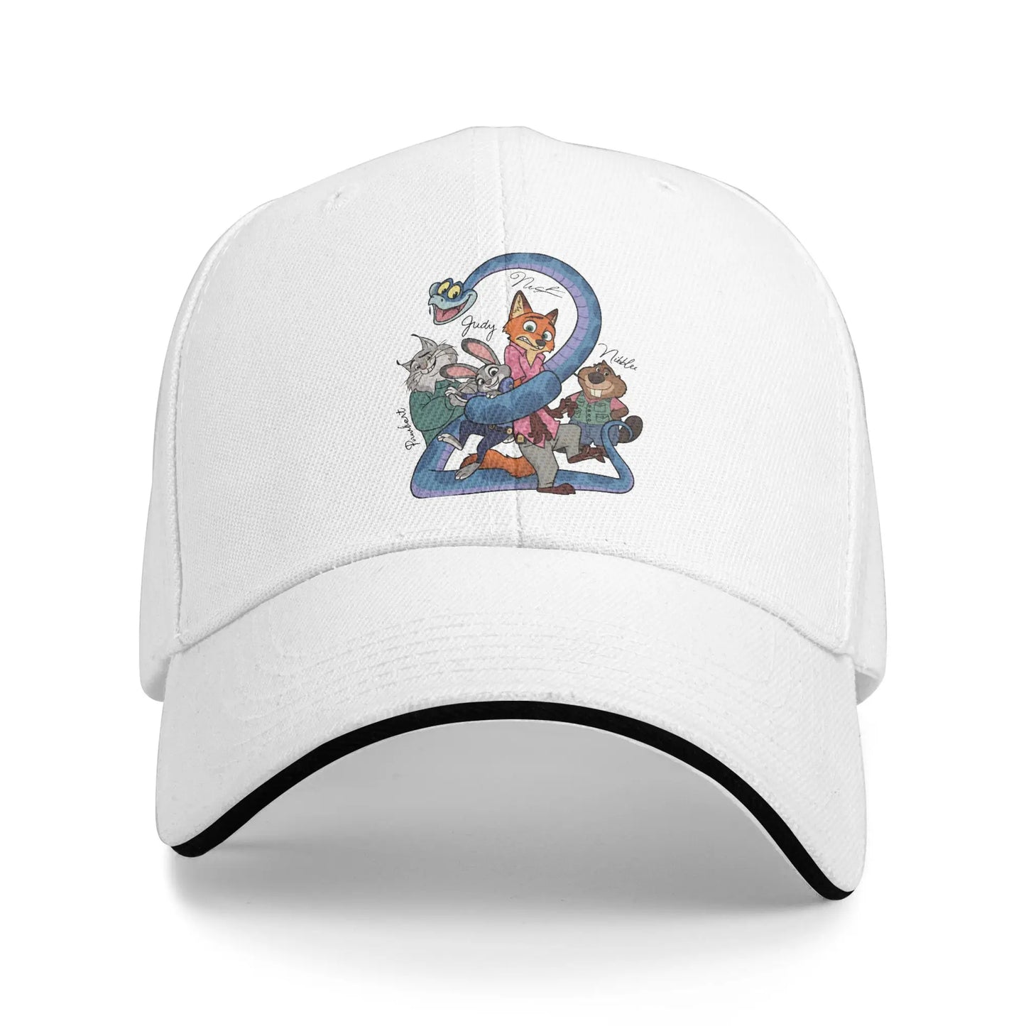 Zootopia Friends Casual Streetwear Snapback Baseball Cap