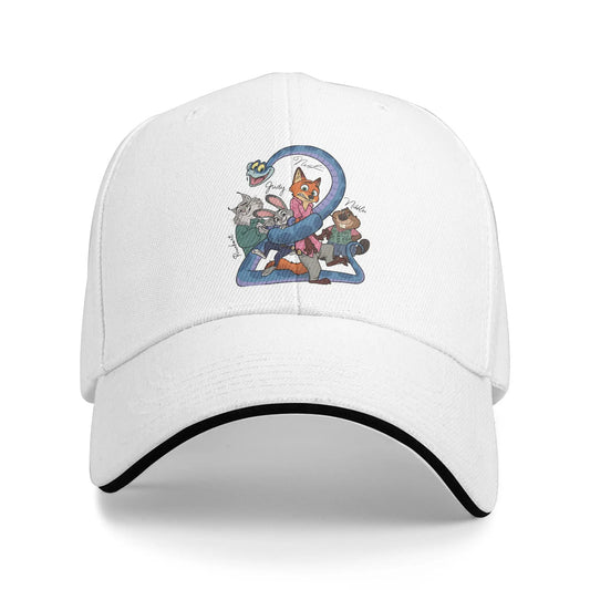 Zootopia Friends Casual Streetwear Snapback Baseball Cap