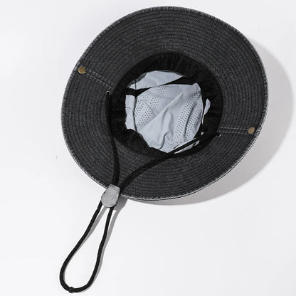Wide Brim Adjustable Outdoor Bucket Hat