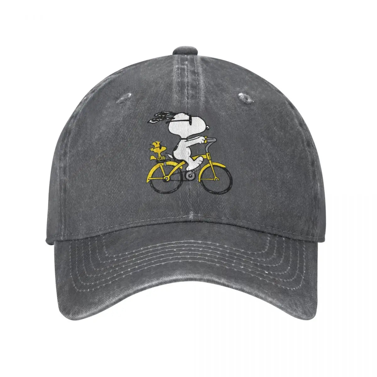 Vintage Snoopy Woodstock Riding Baseball Cap