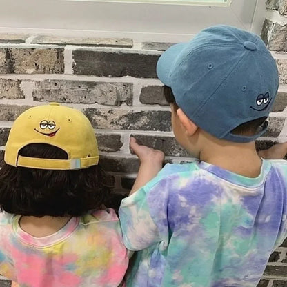 Children’s Letter Print Thin Visor Baseball Cap