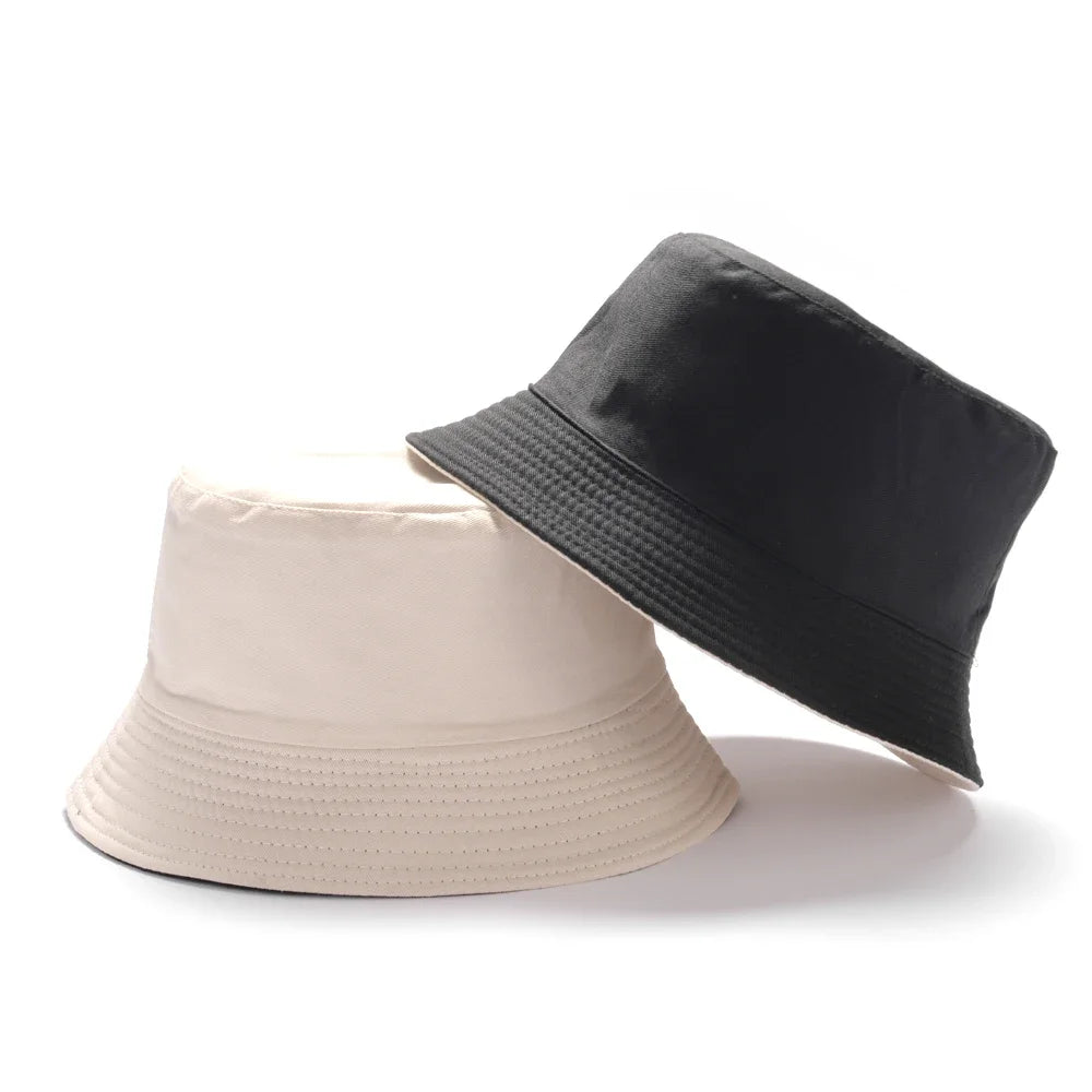 Reversible Duck Print Summer Travel Bucket Hat