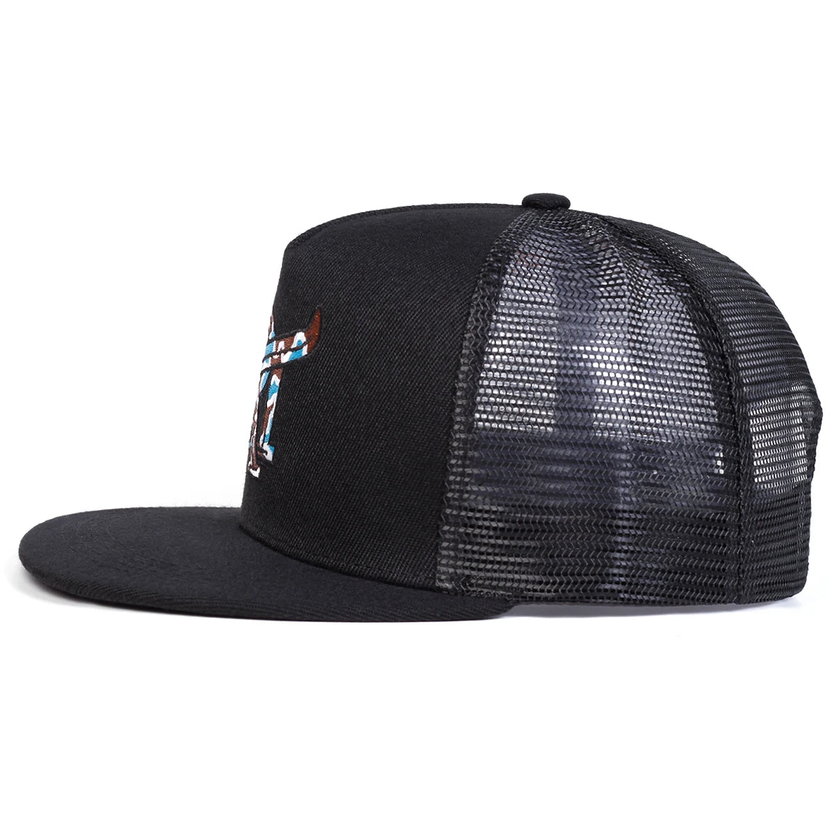 Unisex RT Letter Embroidery Hip-hop Net Hats