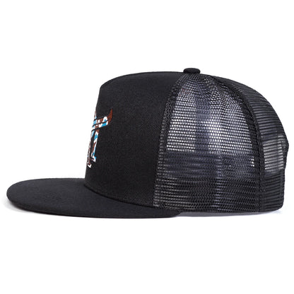Unisex RT Letter Embroidery Hip-hop Net Hats