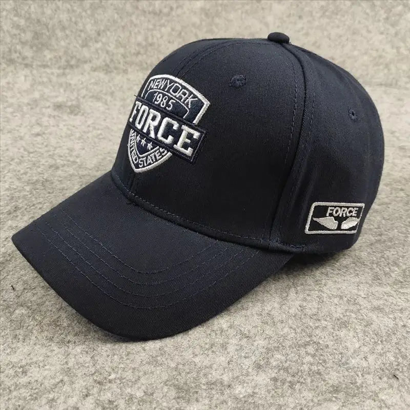 Structured Embroidered Adjustable Baseball Cap