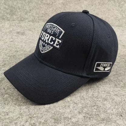 Structured Embroidered Adjustable Baseball Cap
