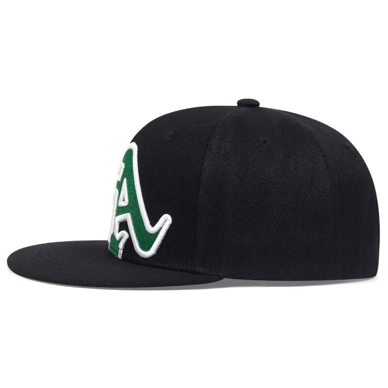 Unisex Large Sticker Letter A Hip-hop Hats