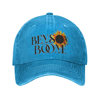 Benson Boone Vintage Distressed Denim Baseball Cap