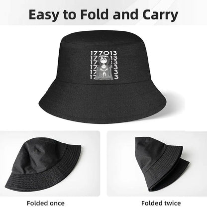 Metamorphosis Anime Girl Moody Text Bucket Hat