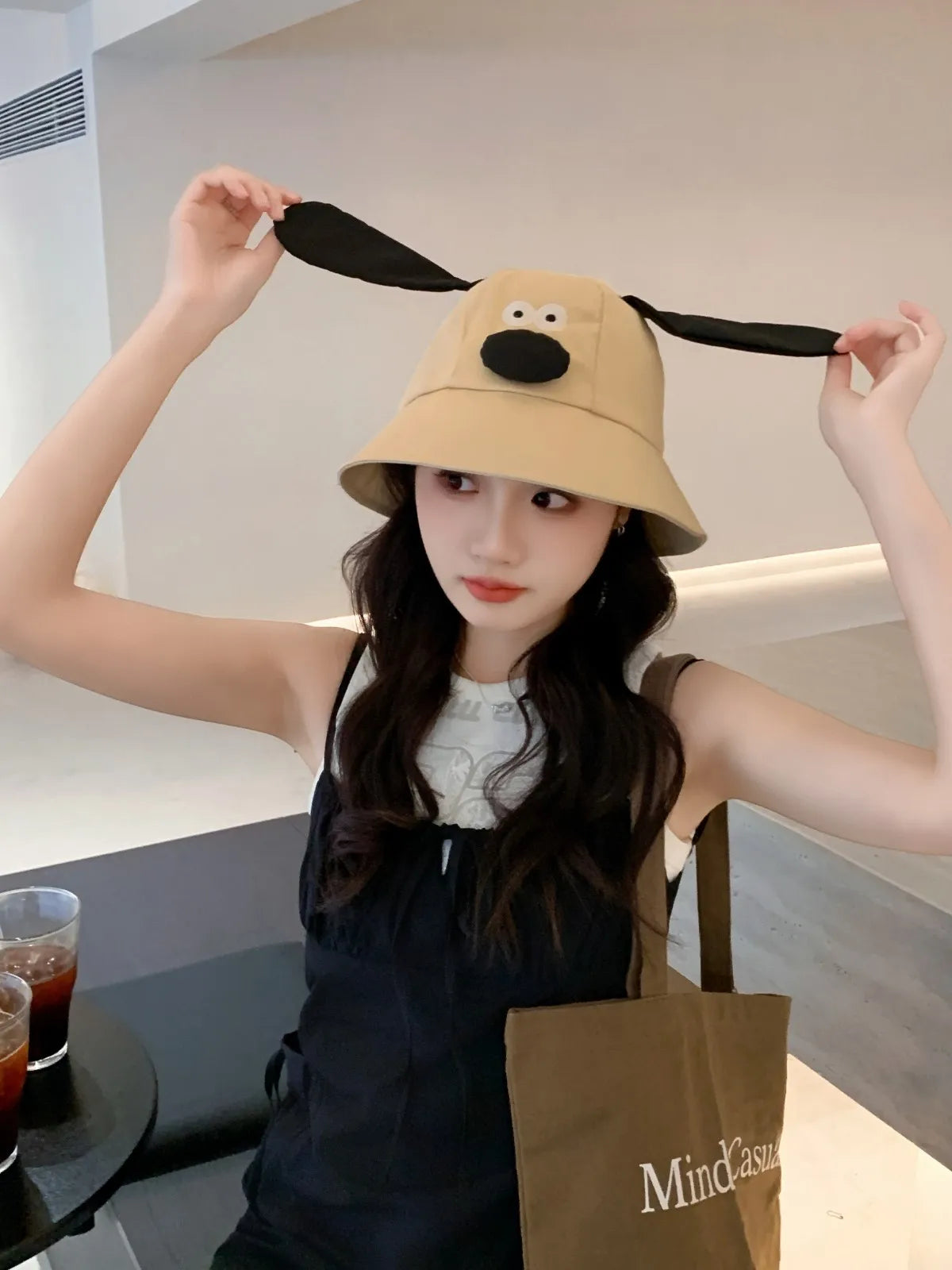 Unisex Cute Dog - Bear Cartoon Bucket Hat