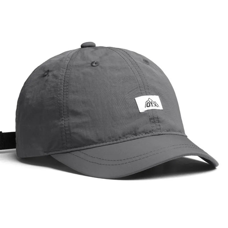 Unisex Retro Short Brim Baseball Cap