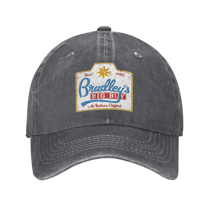 Bradleys Big Buy Black Grunge Trucker Baseball Cap