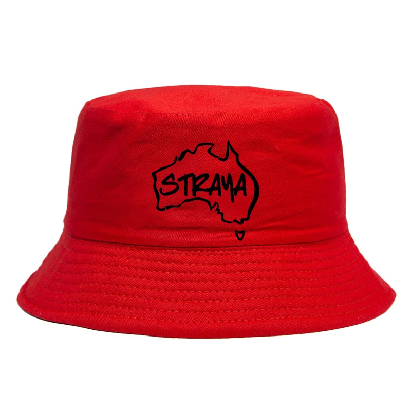 Straya Australia Map Print Bucket Hat