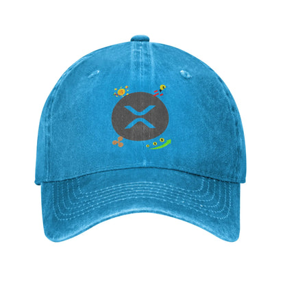XRP Ripple Y2K Outdoor Trucker Baseball Cap