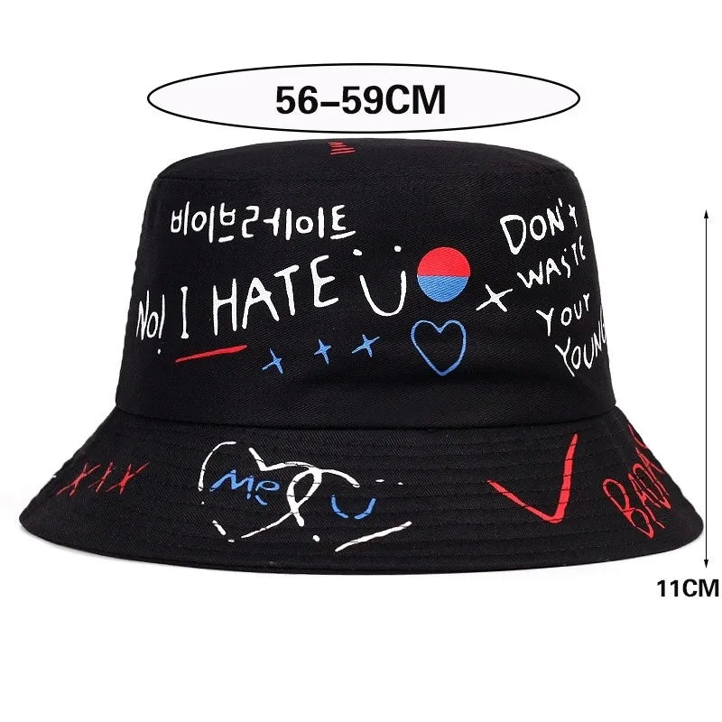 Unisex Summer Cotton Bucket Hat – Casual Travel Cap