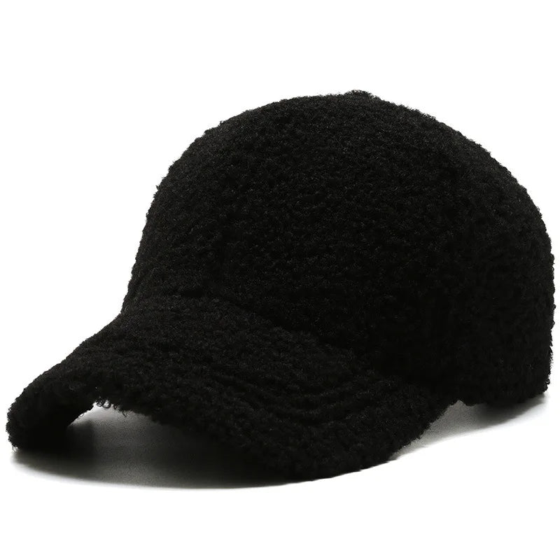 Thick Velvet Warm Duckbill Baseball Hat