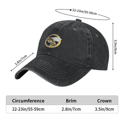 Wiskayok WHS Yellowjackets Washed Hip Hop Baseball Cap