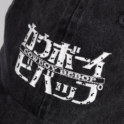 Cowboy Bebop Retro Washed Embroidered Baseball Cap