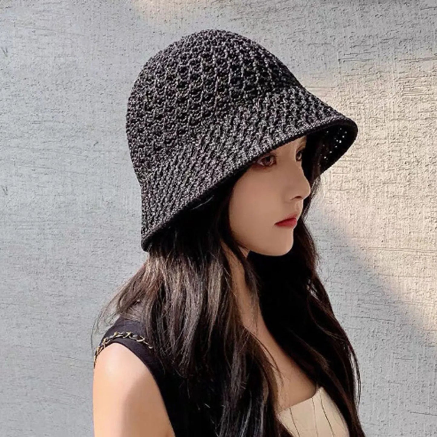 Summer Women Breathable Foldable Japanese Bucket Hat