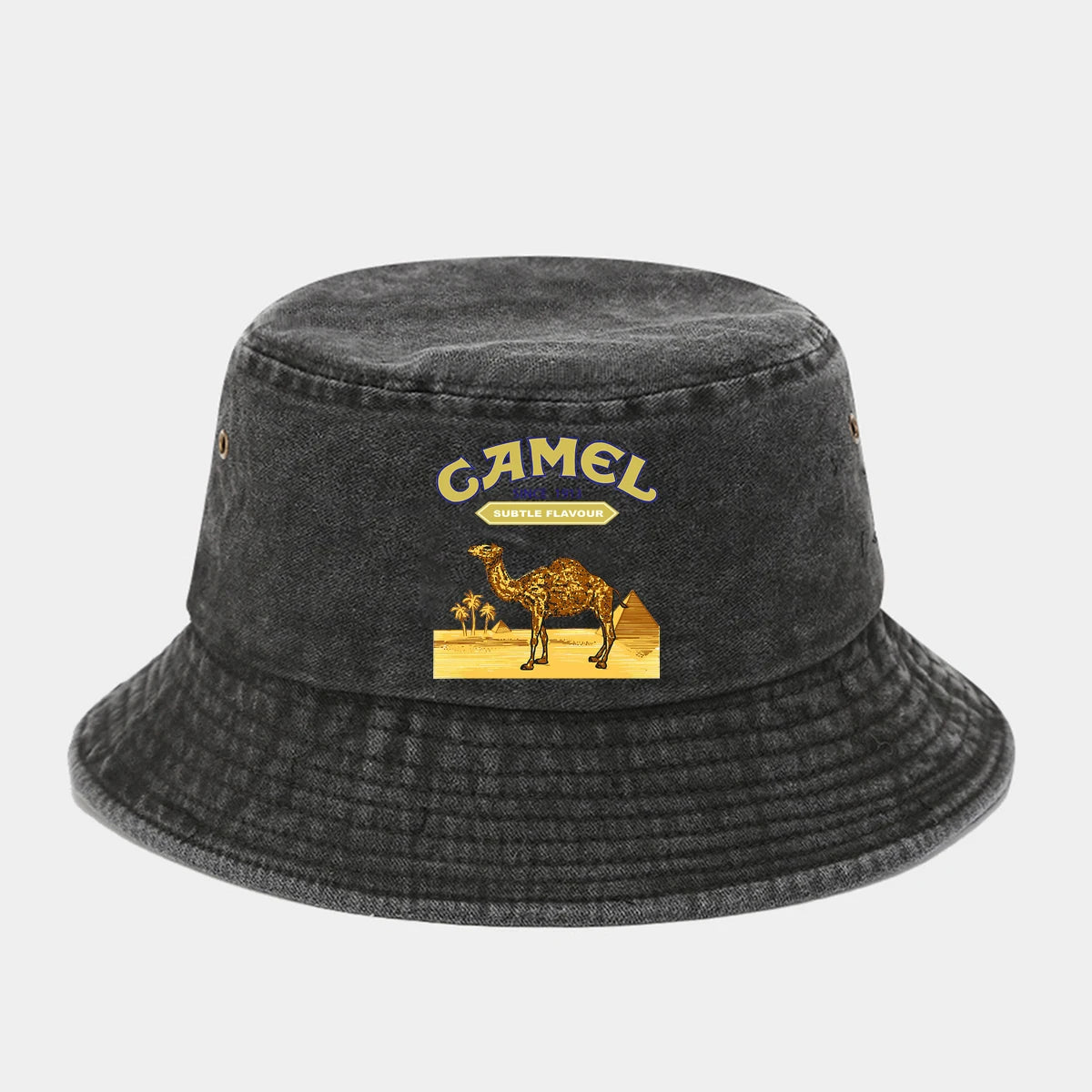 Camel Trophy Washed Retro Sunshade Bucket Hat