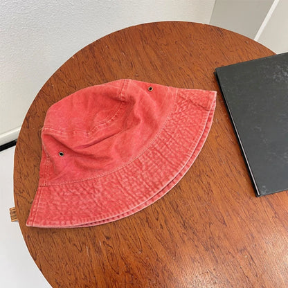 Retro Washed Breathable Fisherman Bucket Hat