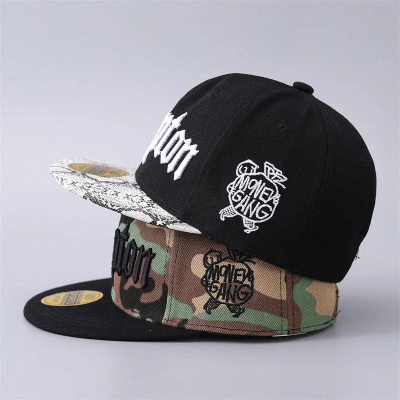 Compton Camouflage Snapback Hat Unisex