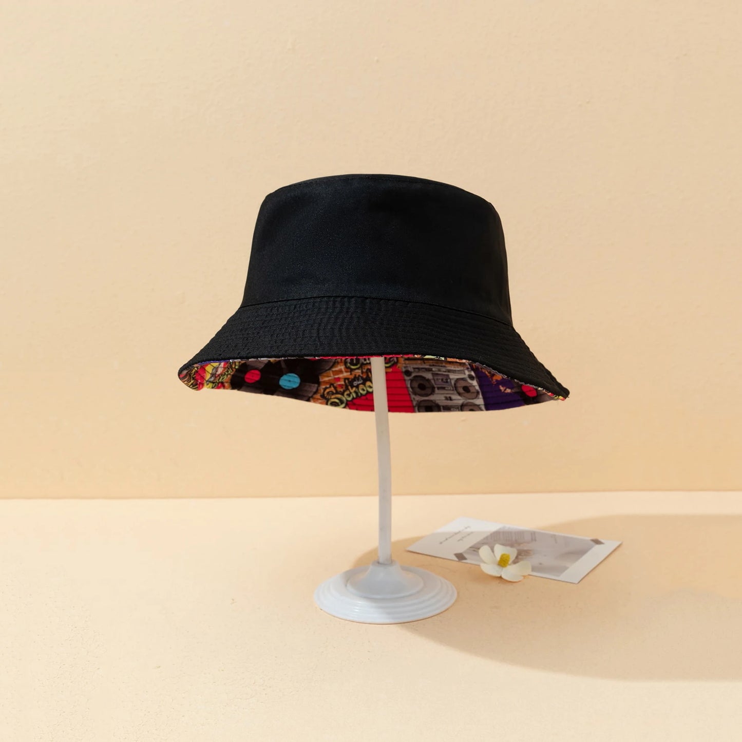 Classic Retro 90s Reversible Bucket Hat