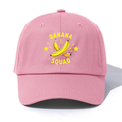 Banana Squad Minimalist Retro Dad Baseball Cap