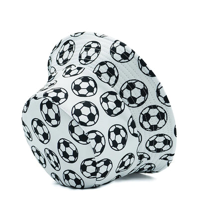 Double Sided Cartoon Sports Ball Bucket Hat