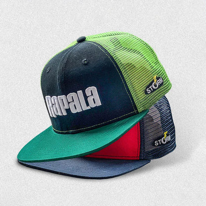 Vintage Mesh Embroidered Outdoor Fishing Cap