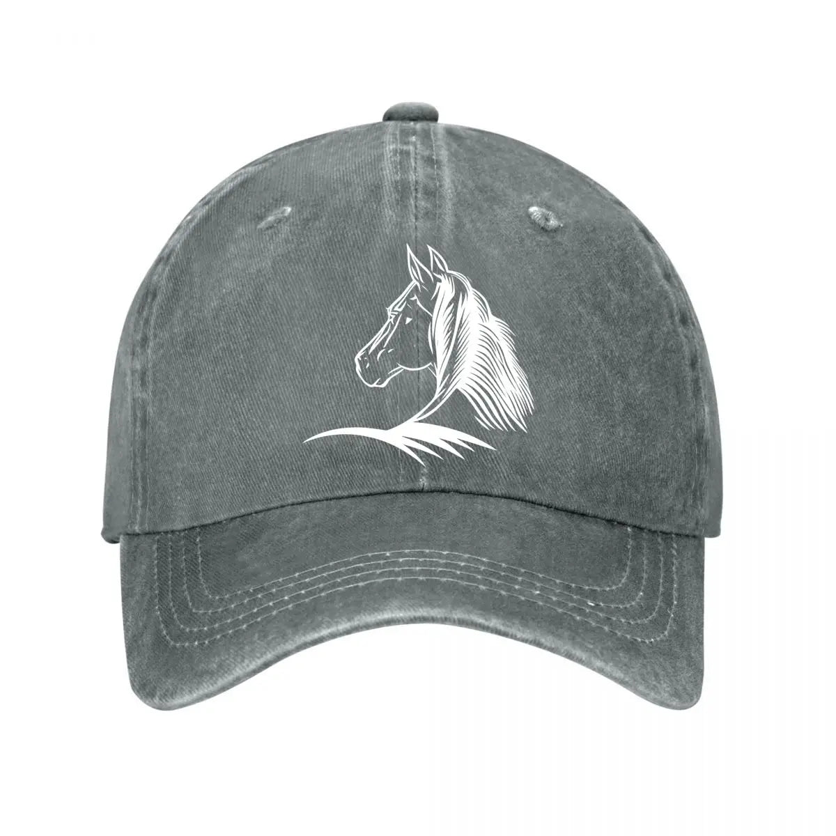 Vintage Horse Washed Cotton Adjustable Baseball Cap