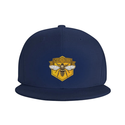 Save The Bees Printed Unisex Snapback Cap