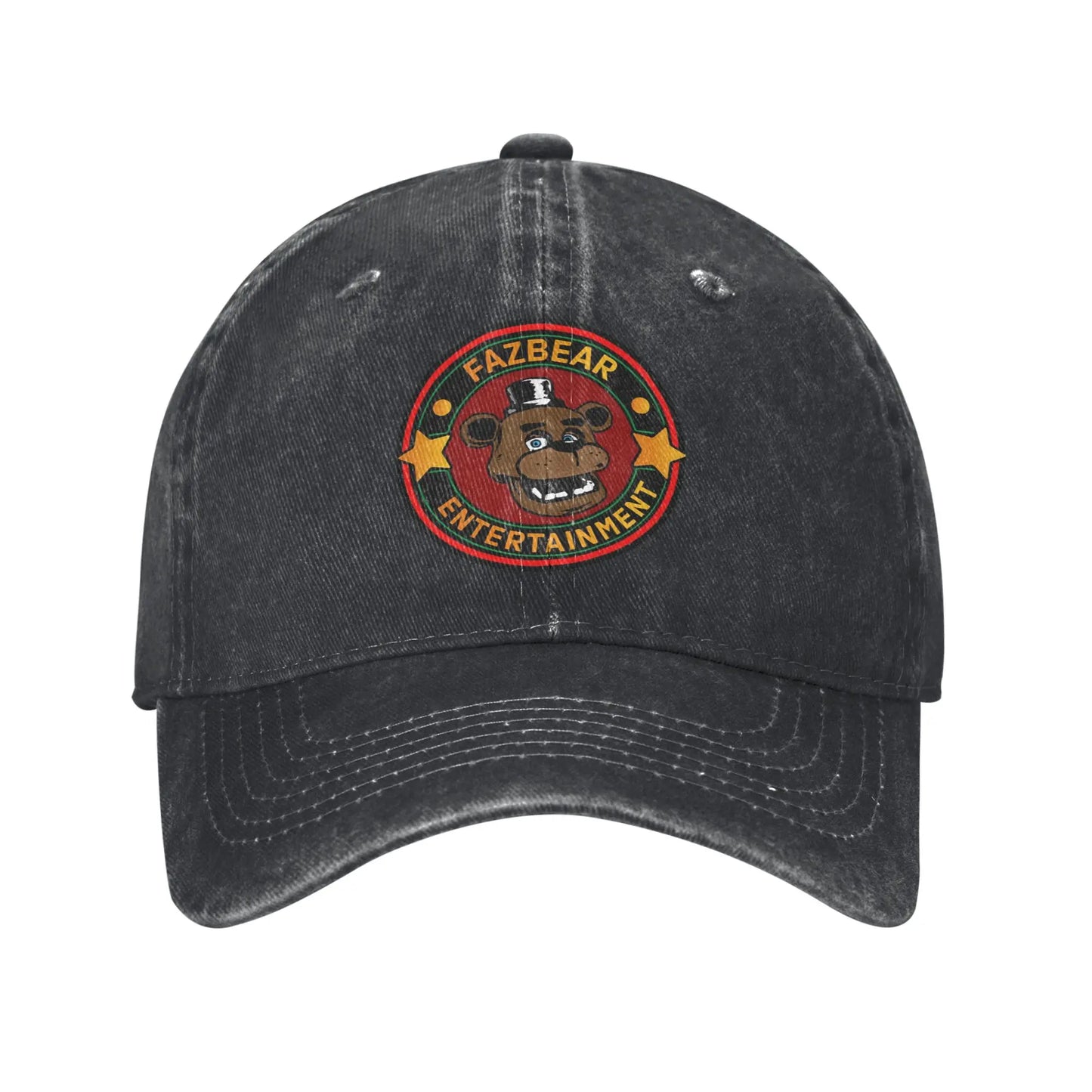 Vintage FNAF Distressed Cotton Baseball Cap