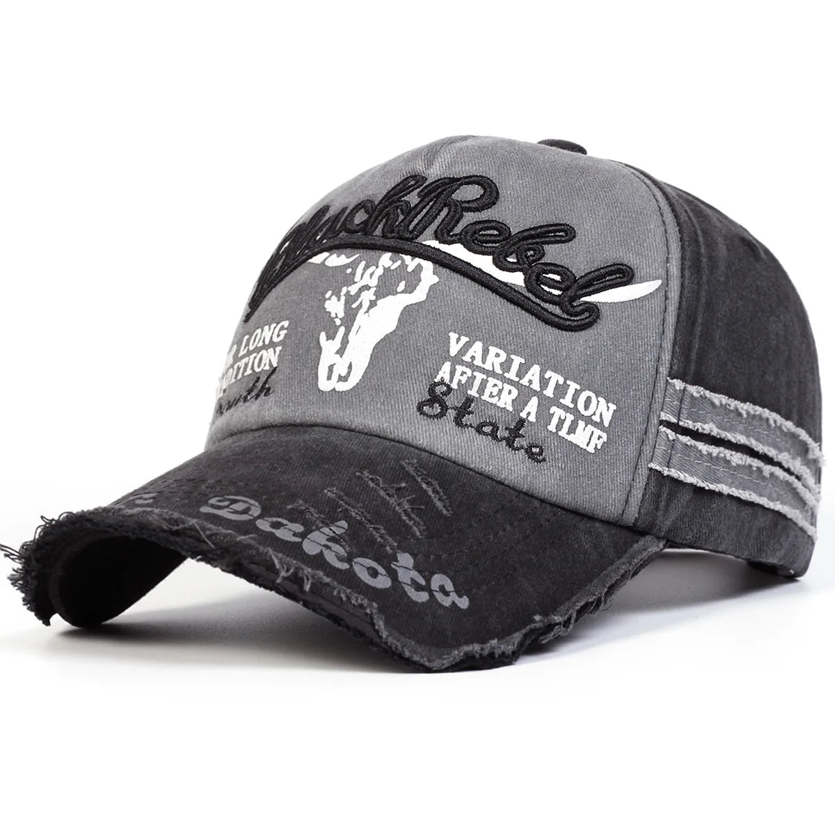 Unisex Vintage Embroidered Letter Baseball Cap