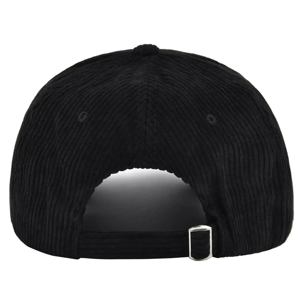 Korean Style Corduroy Small Curved Brim Baseball Cap
